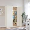 File Cabinet White 41.3"x15.7"x70.9" Steel