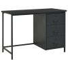 Industrial Desk with Drawers Anthracite 41.3"x20.5"x29.5" Steel