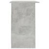 Desk with Drawers Concrete Gray 43.3"x19.7"x29.9" Engineered Wood