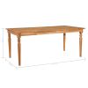 Garden Table 66.9"x35.4"x29.5" Solid Acacia Wood