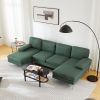 U-Shaped 4-Seat Indoor Modular Sofa Hunter Green