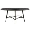 7 Piece Patio Dining Set with Cushions Poly Rattan Gray