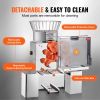VEVOR Commercial Orange Juicer Machine, 120W Automatic Feeding Juice Extractor, Stainless Steel Juice Extractor for 25 Oranges Per Minute