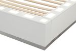 Coco Queen 5 Pc Vanity LED Bedroom Set Made With Wood in Milky White