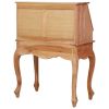 Secretary Desk 30.7"x16.5"x40.6" Solid Mahogany Wood