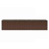 Garden Shed Brown 101.2"x389.8"x71.3" Galvanized steel