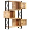 Bookshelf 35.4"x11.8"x59.1" Solid Mango Wood
