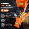 VEVOR Wood Chipper Shredder Mulcher 12 HP HeavyDuty Gas Powered 6.7' 420cc 8.6kW