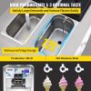 VEVOR Commercial Ice Cream Machine with Two 12L Hoppers Soft Serve Machine with 3 Flavors Commercial Ice Cream Maker 2500W Compressor Soft Ice Cream M