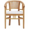9 Piece Patio Dining Set Solid Wood Teak