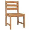 7 Piece Patio Dining Set Solid Wood Teak
