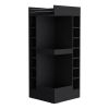 Glen Lyon Bar Cabinet, Living Room, Black