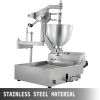 VEVOR Donut Fryer Manual Commercial Mini Donut Maker 9L Capacity Hopper Donut Fryer Commercial 3 Donut Moulds Donut Machine Maker Adjustable Thickness