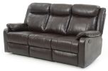 Glory Furniture Ward G760A-RS Double Reclining Sofa , DARK BROWN