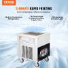 VEVOR Fried Ice Cream Roll Machine, 19.7" x 19.7" Square Stir-Fried Ice Cream Pan