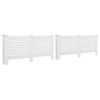 Radiator Covers 2 pcs White 67.7"x7.5"x32.1" MDF