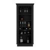 Bar Cabinet Provo, Living Room, Black