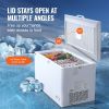 VEVOR Chest Freezer, 12.8 Cu.ft / 345 L Large Deep Freezer & 4 Removable Baskets