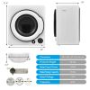 Compact Electric Tumble Laundry Dryer with Stainless Steel Tub