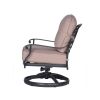 Club Swivel Chairs With Cushion, Quality Outdoor Patio Furniture