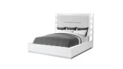 Coco King 5 Pc Vanity LED Bedroom Set Made With Vanity in Milky White