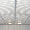 Garden Shed Gray 101.2"x306.7"x71.3" Galvanized steel