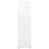 Filing Cabinet White 35.4"x18.1"x64.6" Steel