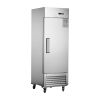 27"W Commercial Refrigerator Single Solid Door Stainless Steel Reach-in Refrigerator 18.68 Cu.ft. Upright Fan Cooling Refrigerator for Restaurant, Bar