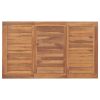 Patio Dining Table 59.1"x35.4"x29.5" Solid Teak Wood