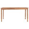 Patio Dining Table 59.1"x35.4"x29.5" Solid Teak Wood