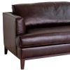 Aspen Brown Top Grain Leather Sofa