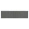Garden Shed Light Gray 75.6"x303.9"x87.8" Galvanized Steel