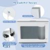 Compact Deep Freezer with 7-Level Adjustable Temperature and Removable Basket