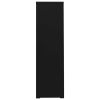 Filing Cabinet Black 35.4"x18.1"x64.6" Steel