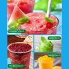 110V Commercial Slushy Machine 30L Double Tank 950W Stainless Steel Margarita Frozen Drink With Powerful Compressor Efficient Cooling Perfect for Supe