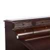 Office Broad Desk Space Storage Writing Desk with 8 Drawers;  Set of 1