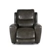 Leather Power Reclining Collection - Contemporary Style, Power Leg Rest, Power Articulating Headrest - USB Charging, Home Button