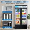 Commercial Beverage Refrigerators Glass Door Refrigerator Commercial with LED Light, 30 Cu.ft and 10 Shelves