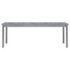 Patio Dining Table 84.6"x35.4"x29.1" Solid Acacia Wood