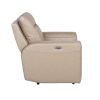 Updated Silhouette Leather Power Reclining Group - Top-Grain Leather, Dual Power Footrest and Articulating Headrest - Stylish and Comfortable