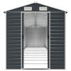 Garden Shed Anthracite 75.2"x385.8"x78" Galvanized Steel