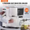 VEVOR Electric Sugar Cane Juicer, 800W Sugarcane Juicer Machine with 661LBS/H High Output, 4 Stainless Steel Roller