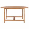 Patio Table 59.1"x29.9" Solid Teak Wood