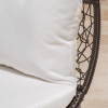 Lavina 91.25'' Wicker Outdoor Patio Canopy Daybed Water Resistant Cushion (Multibrown/White)