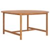 Patio Table 59.1"x29.9" Solid Teak Wood