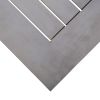 Patio Table Gray Wash 78.7"x35.4"x29.1" Solid Acacia Wood