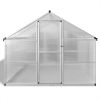 Reinforced Aluminum Greenhouse with Base Frame 81.3 ft��