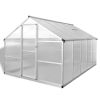 Reinforced Aluminum Greenhouse with Base Frame 81.3 ft��