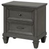 6 Piece Bedroom Sets, King Size Wood Bedroom Furniture Sets with King Size Bed, 2 Nightstands, Chest, Dresser and Mirror