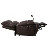Recliner Chair with Phone Holder,Electric Power Lift Recliner Chair with 2 Motors Massage and Heat for Elderly, 3 Positions, 2 Side Pockets